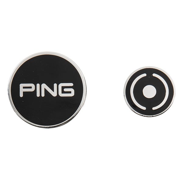 Ping PING Combo Ball Marker - Silver/Black