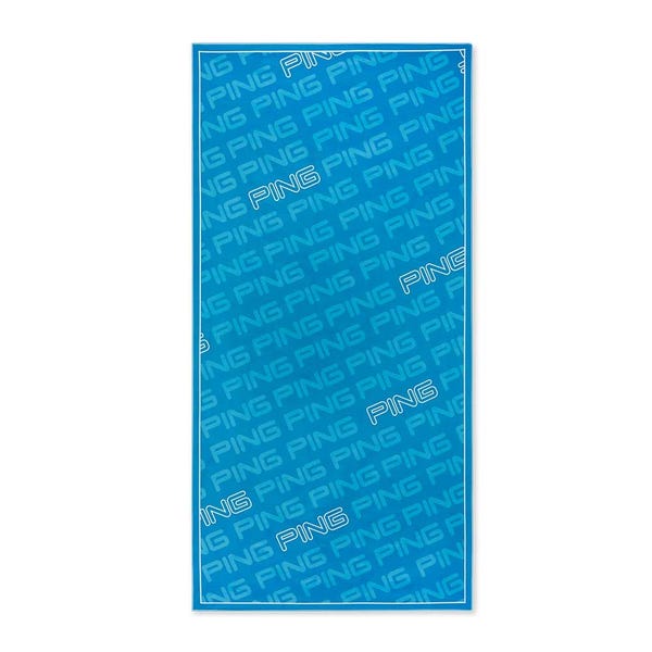ping PING Mircrofibre Beach Towel - Process Blue