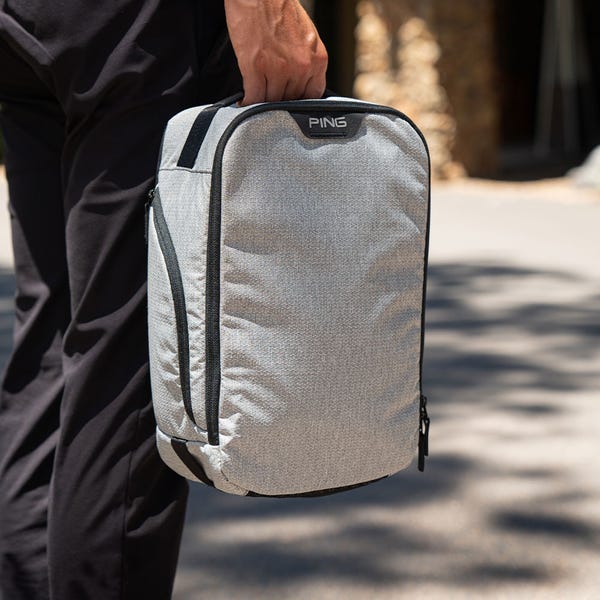 Ping PING Shoe Bag - Textured Heather Grey