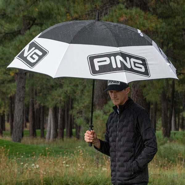 Ping PING Tour Umbrella 68" - White/Black