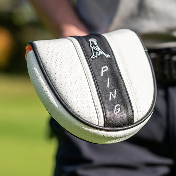 Ping PP58 Mallet Putter Headcover - White/Black