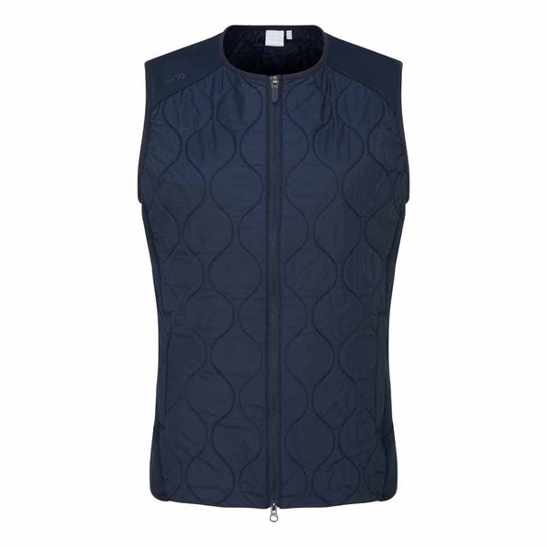 Ping Seren Ladies Insulated Collarless Vest - Navy