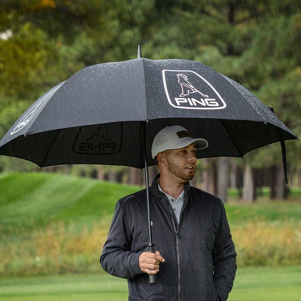 Ping Single Canopy Umbrella 62" - Black/White