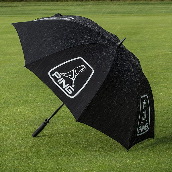Ping Single Canopy Umbrella 62" - Black/White