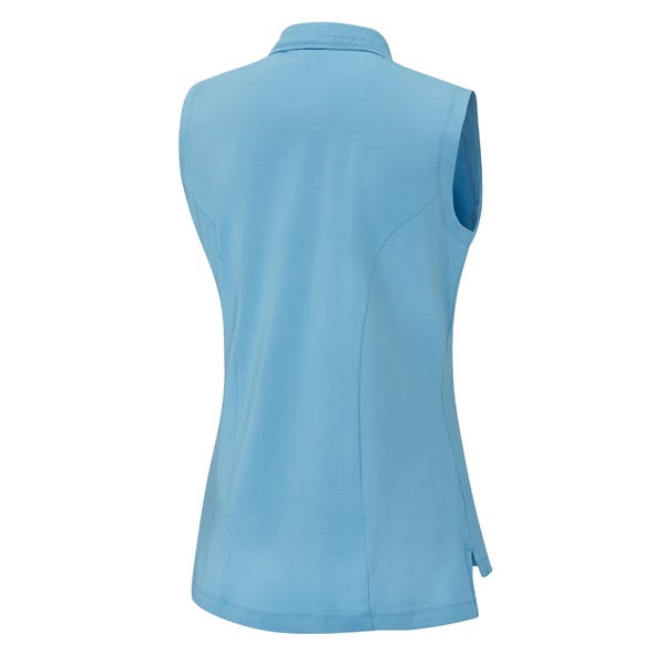 Ping Solene Ladies Sleeveless Polo Shirt - Laguna