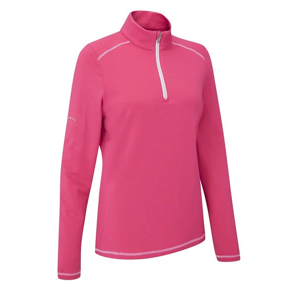Ping Sonya Ladies Fleece Midlayer - Pink Blossom