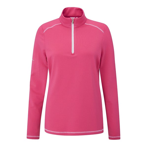ping Sonya Ladies Fleece Midlayer - Pink Blossom