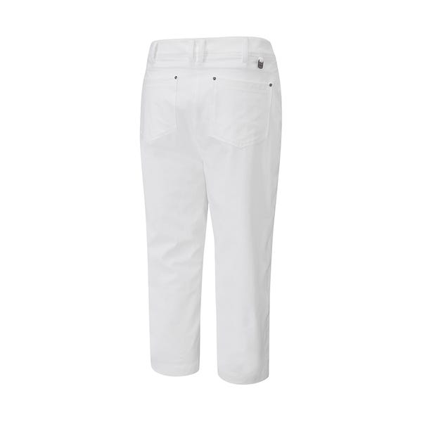 Ping Verity Ladies Cropped Trousers - White