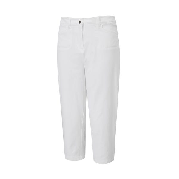 ping Verity Ladies Cropped Trousers - White