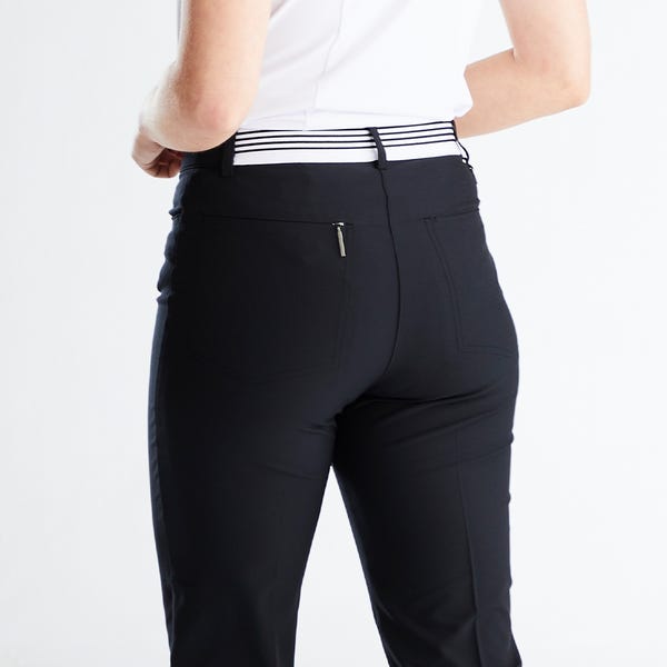 Ping Vic Ladies Tapered Trousers - Black