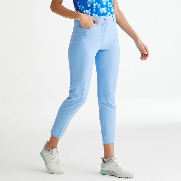 ping Vic Ladies Tapered Trousers - Cornflower Blue