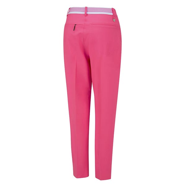 Ping Vic Ladies Tapered Trousers - Pink Blossom