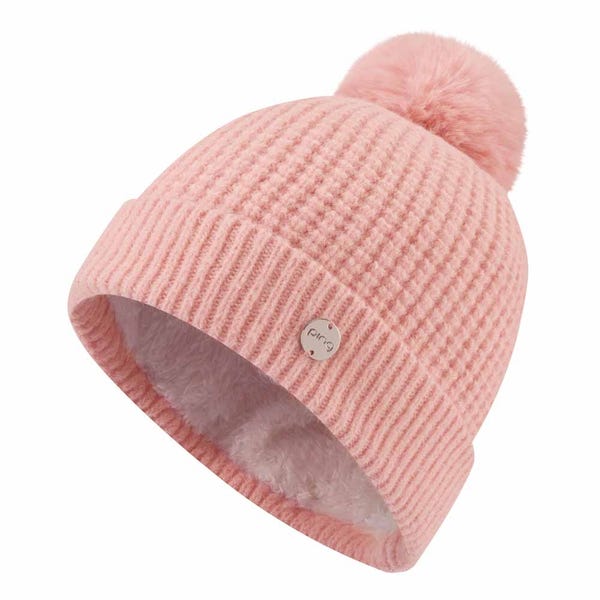Ping Wren Ladies Fleece Lined Bobble Hat - Quartz