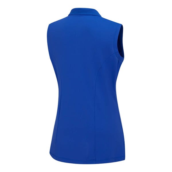 Ping Solene Ladies Sleeveless Polo Shirt - Ultra Blue