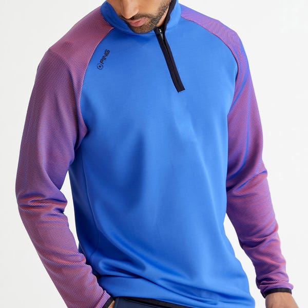 Ping Strio Men's Performance Midlayer - Ultra Blue/Dubarry