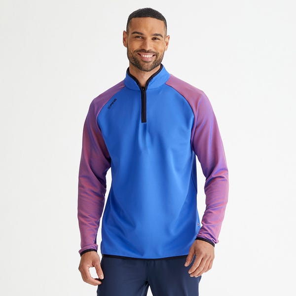 ping Strio Men's Performance Midlayer - Ultra Blue/Dubarry