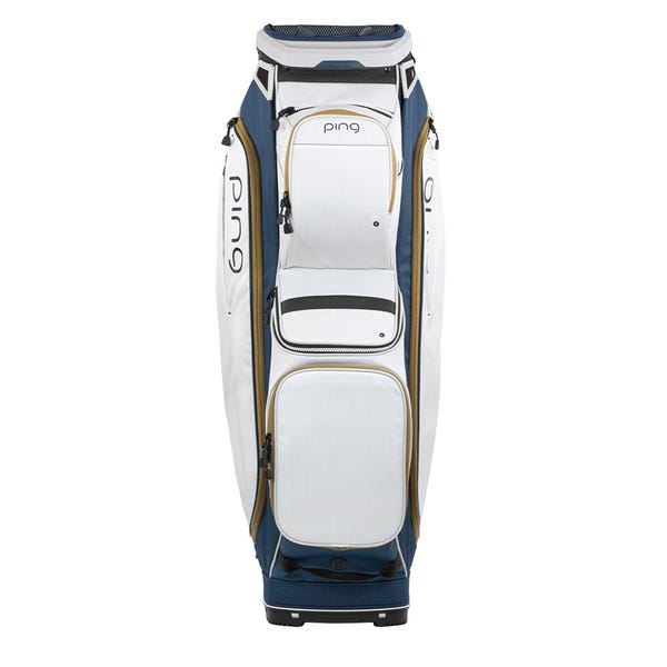 Ping Traverse Ladies Golf Cart Bag - Navy/Platinum/Gold