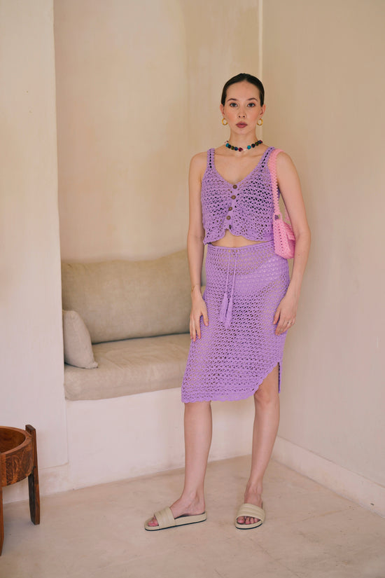 Pink Haley Addison Beaded Crossbody Clutch In Jelly Pink