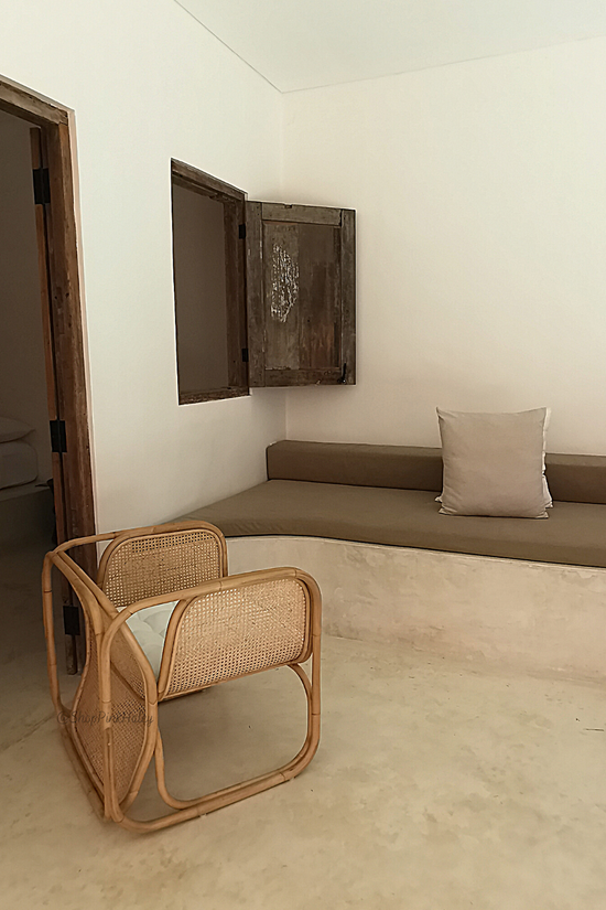 Pink Haley Cane Rattan Armchair (Los Angeles/Local Delivery Only)