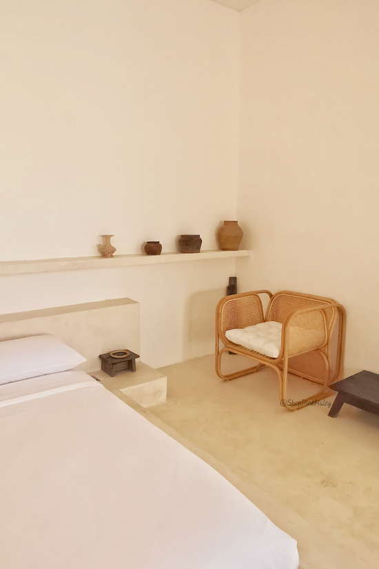 Pink Haley Cane Rattan Armchair (Los Angeles/Local Delivery Only)