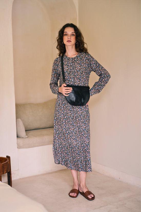 pink Haley Danna Kaftan In Vintage Floral (Sample Sale)