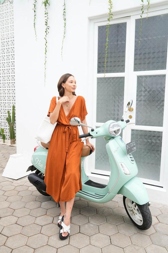 Pink Haley Darla Recycled Plastic Woven Tote - Coconut White