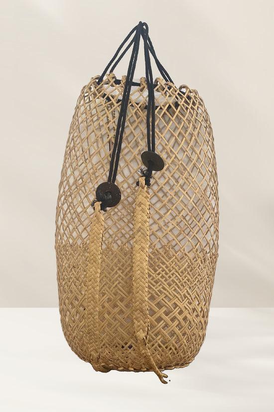 Pink Haley Fisherman Rattan Net Backpack