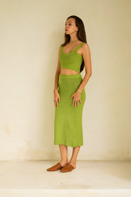 Pink Haley Kimberly Crossover Knit Bralette Top