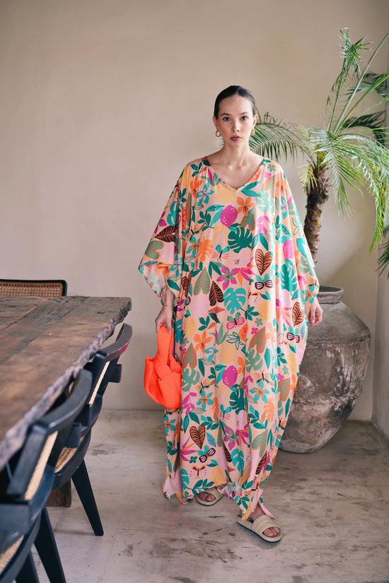 Pink Haley Mackenzie Knit Clutch In Orange