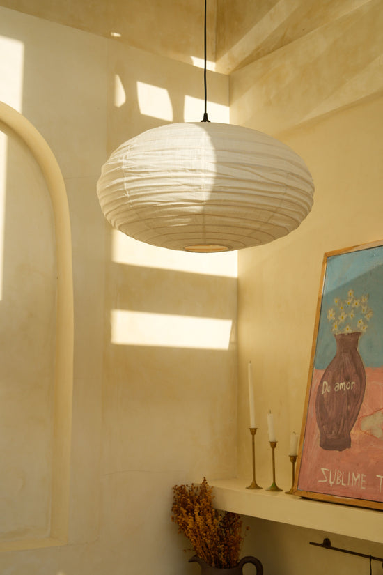 pink haley Oval Shape Linen Pendant Light Shade