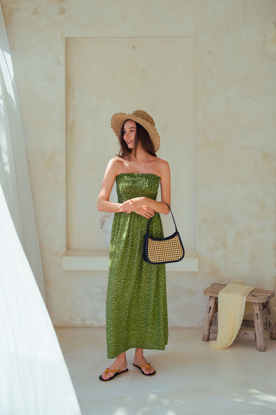 Pink Haley Stacy Handwoven Raffia Straw Hat