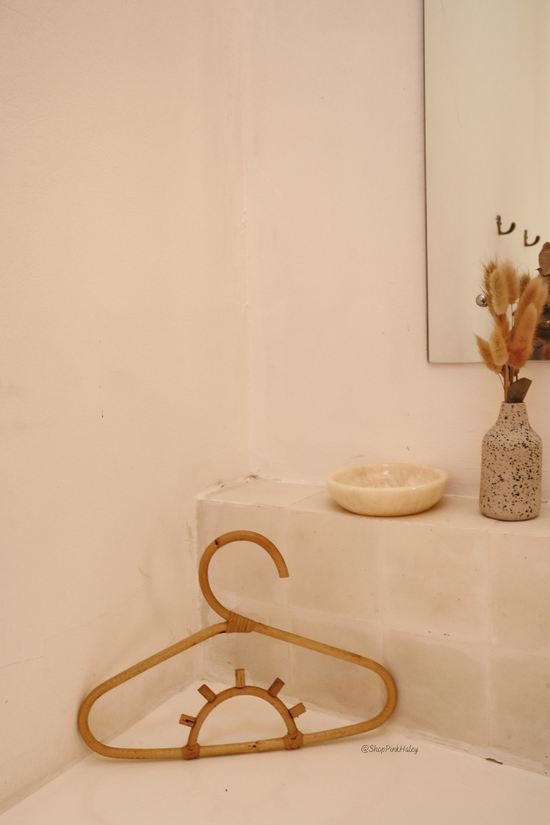 Pink Haley Sun Rattan Hangers For Kids