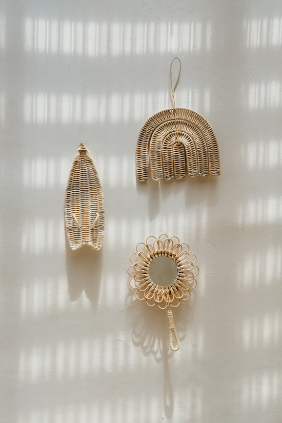 Pink Haley Sunflower And Daisy Kids Mirror