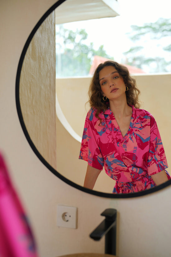 Pink Haley Play Live Shine And Bright Travel Matching Set In Pink Floral