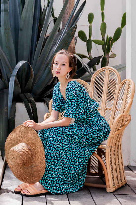 Pink Haley The Paloma Petals Rattan Chair - Set Of 2 Chairs (Los Angeles/Local Delivery Only)