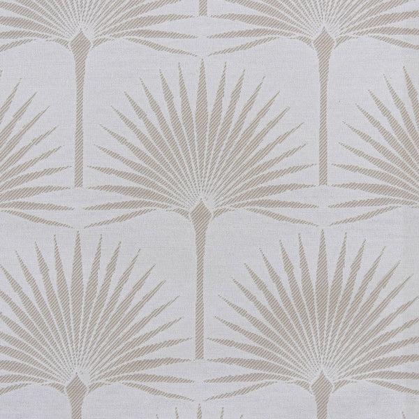 pink house mustique Performance Fabric Drapery FAN PALM