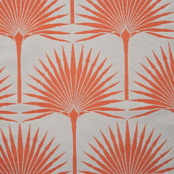 pink house mustique Performance Fabric Drapery FAN PALM