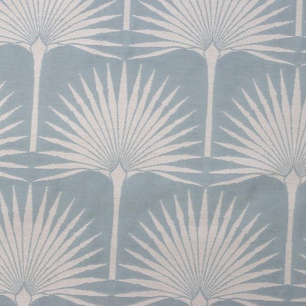 pink house mustique Performance Fabric Drapery FAN PALM