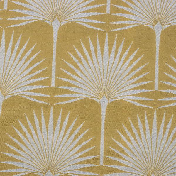 pink house mustique Performance Fabric Drapery FAN PALM