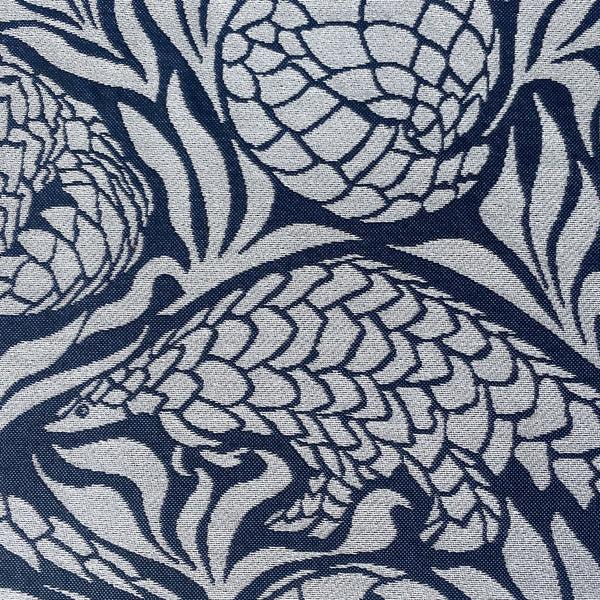 pink house mustique Performance Fabric Drapery PANGOLIN