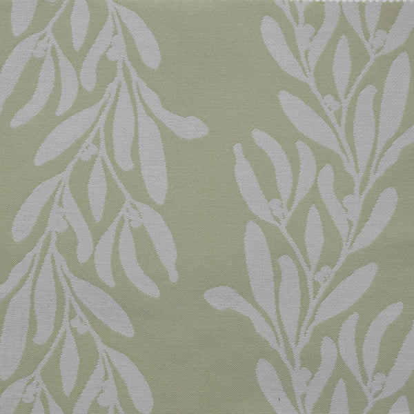 pink house mustique Performance Fabric Drapery SEA LEAF