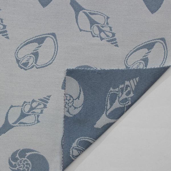 Pink House Mustique Performance Fabric Drapery SEA SHELL