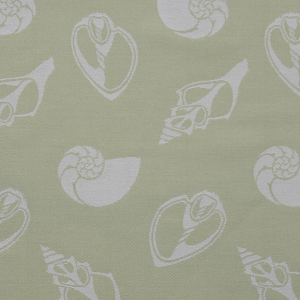 pink house mustique Performance Fabric Drapery SEA SHELL
