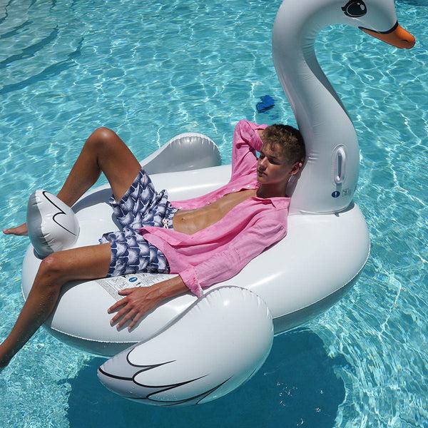 Pink House Mustique Kids' Linen Shirt