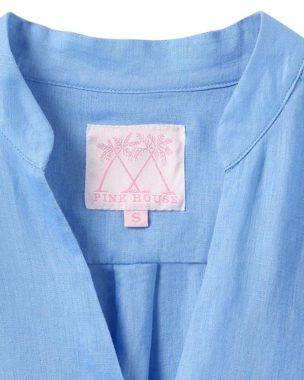Pink House Mustique Linen Decima Dress