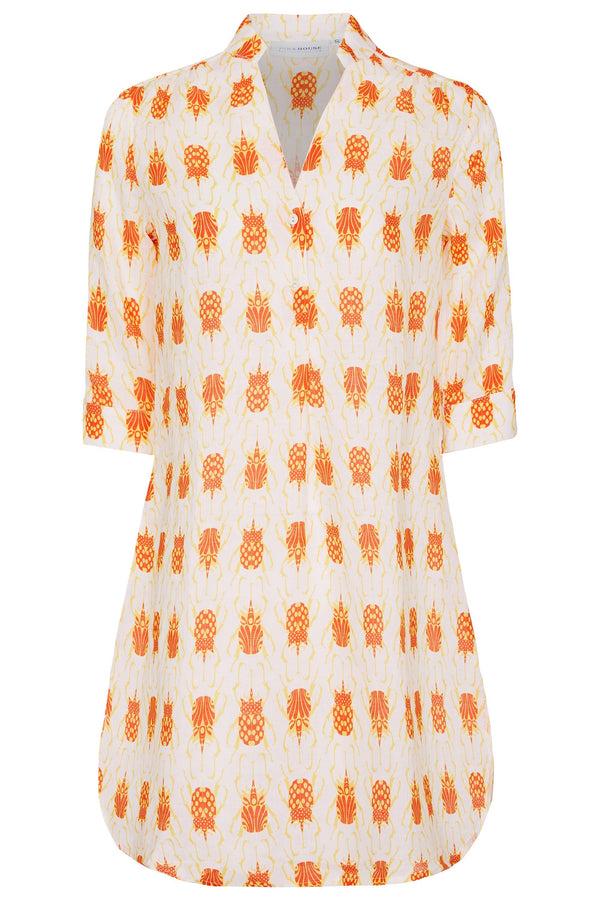Pink House Mustique Linen Decima Dress BEETLE