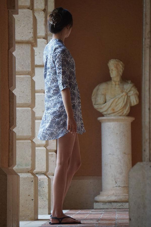 Pink House Mustique Linen Decima Dress PROTEA