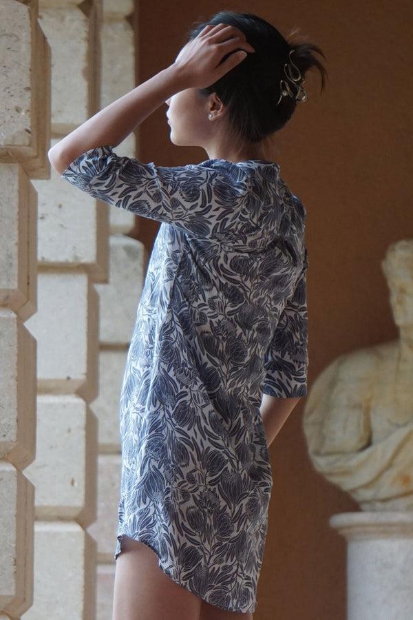 Pink House Mustique Linen Decima Dress PROTEA