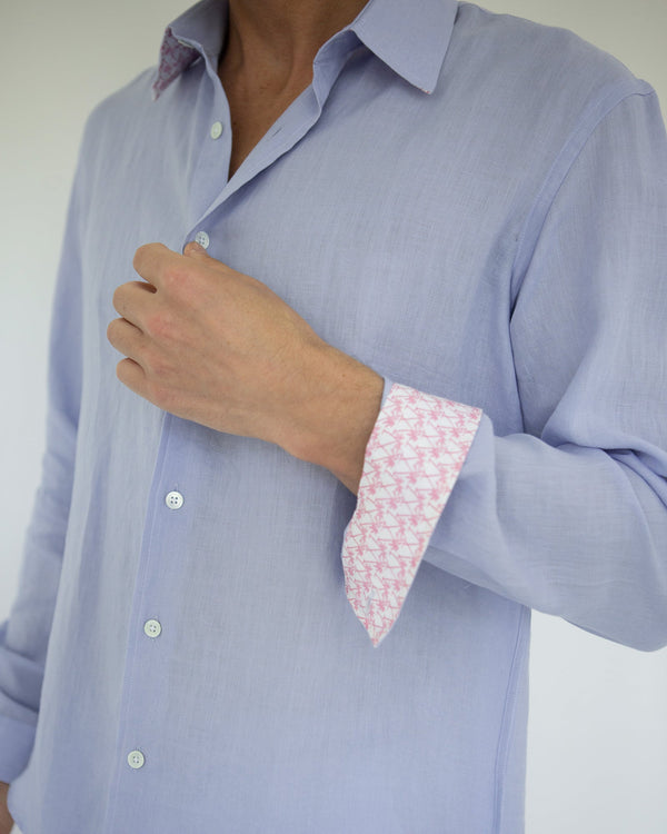 Pink House Mustique Linen Shirt