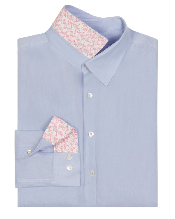pink house mustique Linen Shirt